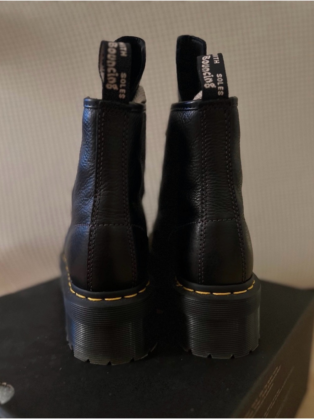 Dr. Martens x Rick Owens 1460 Quad Leather Platform Boots - Picture 5 of 10